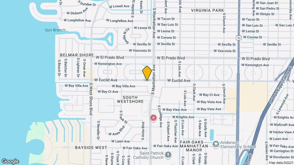 4410 W Euclid Ave Map and Location Details