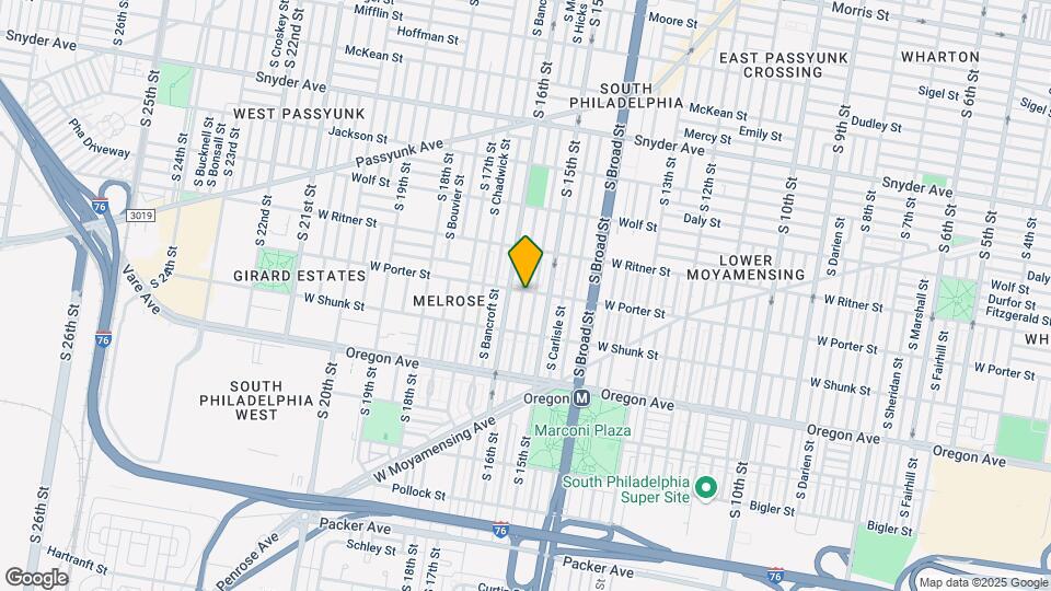1526 W Porter St Map and Location Details