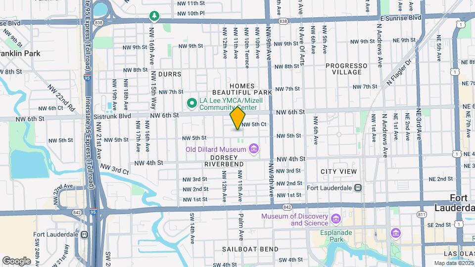 1109 NW 5th St Map and Location Details