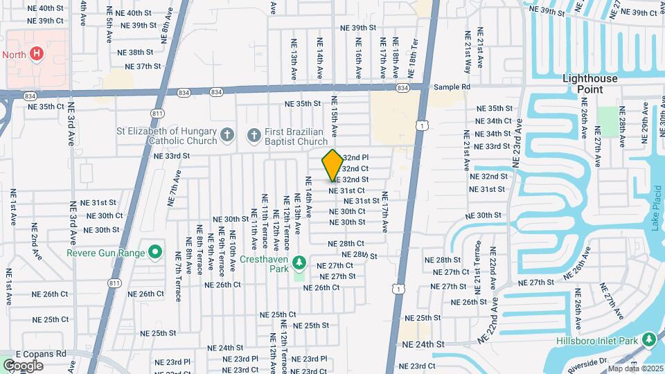 1461 NE 31st Ct Mapa y Detalles de la Ubicación