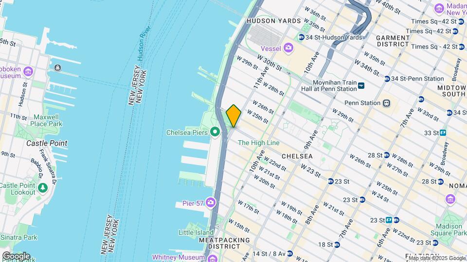 466 W 23 St Map and Location Details