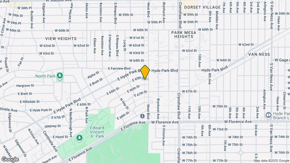 6539 West Blvd, Unit 6537 West Map and Location Details