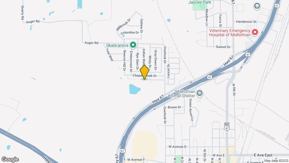 1214 Crooked Creek Ct Map and Location Details