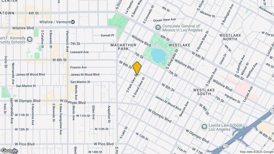 826 S Park View St Map and Location Details