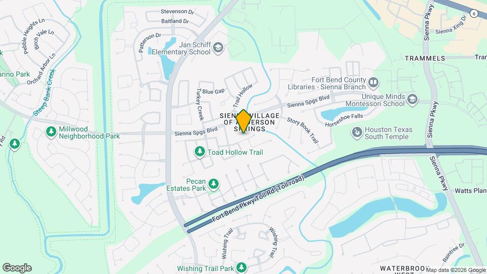 7603 Chalk Hill Map and Location Details