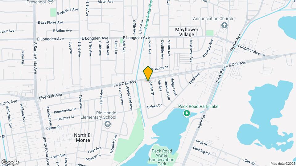 4064 E Live Oak Ave Map and Location Details