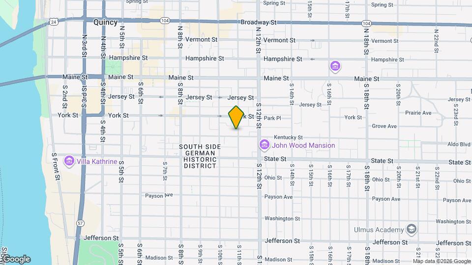 1033 Kentucky St Map and Location Details