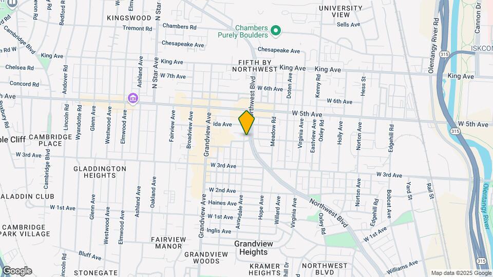 1401-1407 Northwest Blvd Map and Location Details