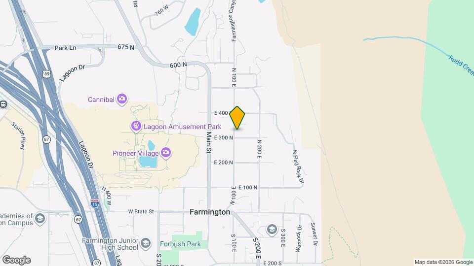 312 N 100 E Map and Location Details