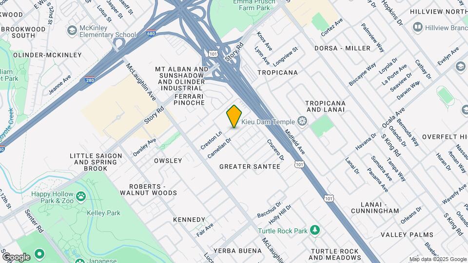 1351 Carnelian Dr Mapa y Detalles de la Ubicación