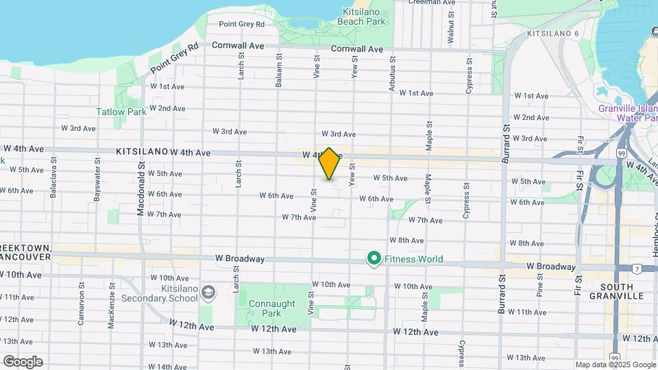 2270 W 5th Ave Map and Location Details