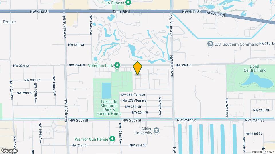3025 NW 99th Pl Map and Location Details