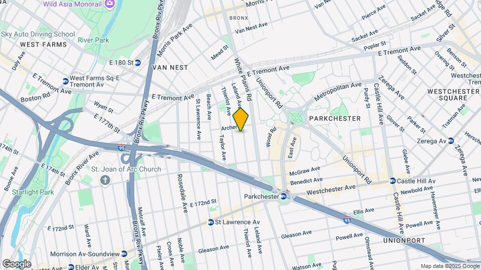 1459 Leland Ave Mapa y Detalles de la Ubicación