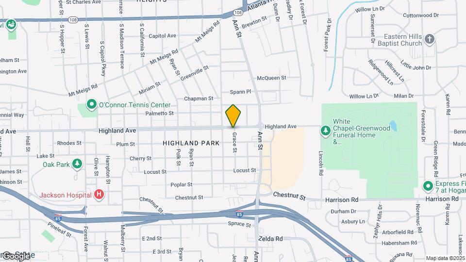 2634 Highland Ave Mapa y Detalles de la Ubicación