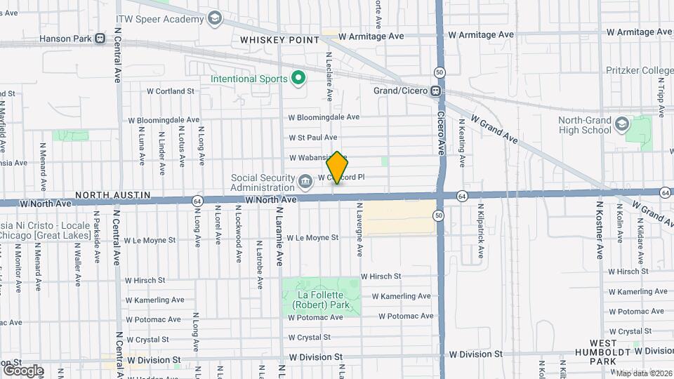 1607 N LeClaire Ave, Unit 1 Mapa y Detalles de la Ubicación