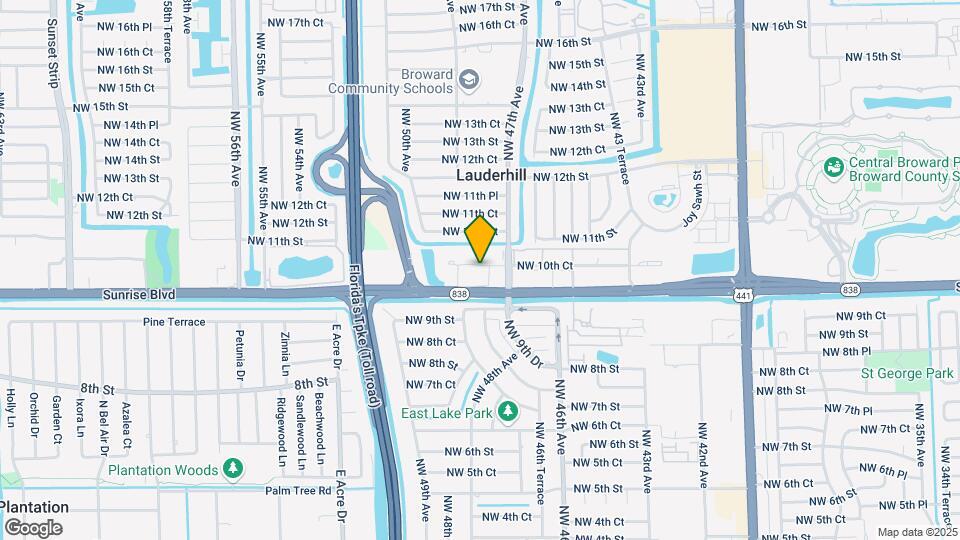 4730 NW 10th Ct Map and Location Details