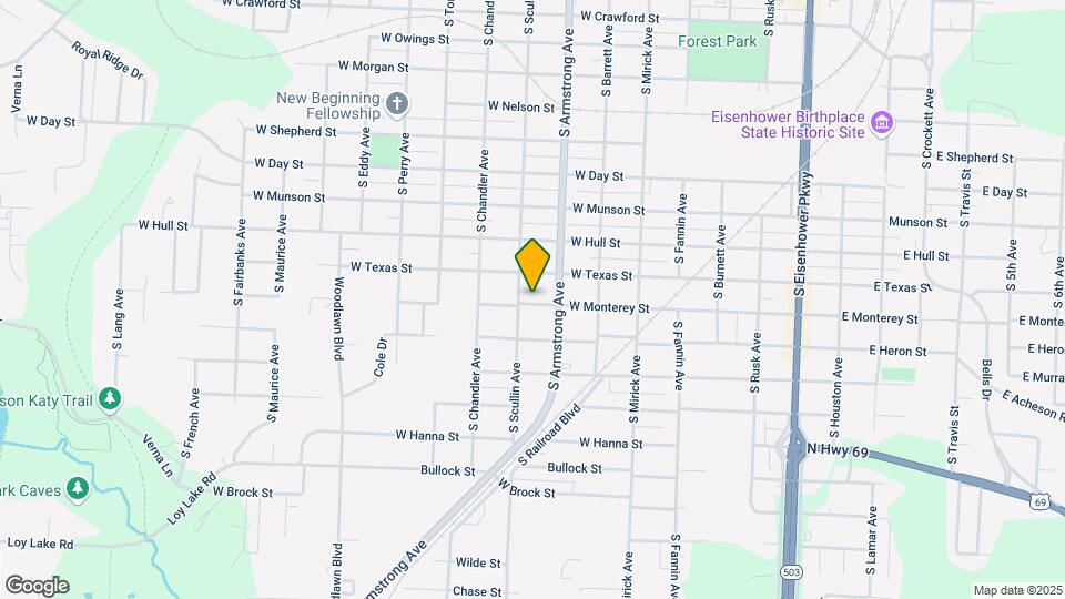 827 W Monterey St Map and Location Details