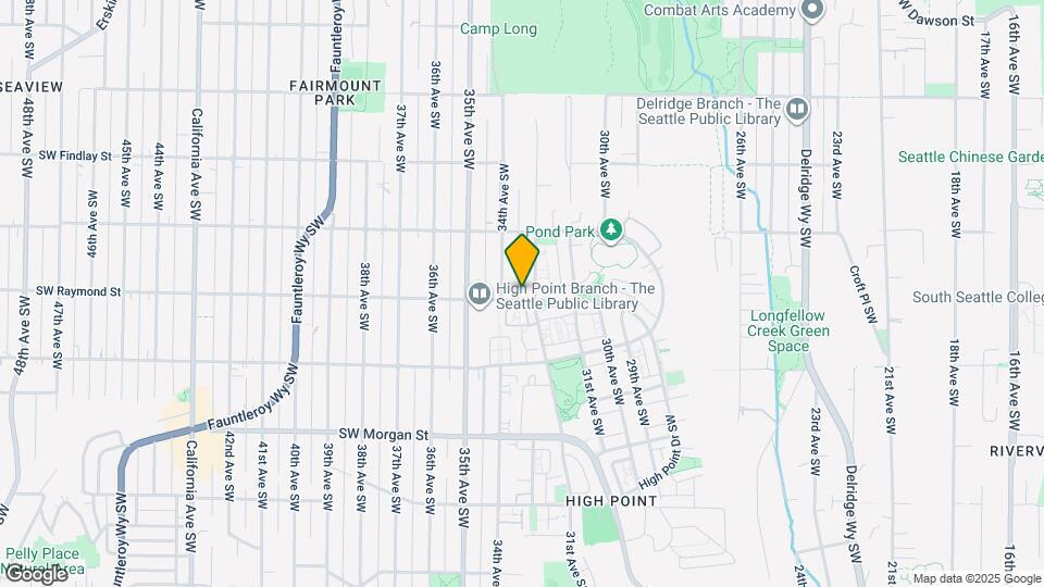 3208 SW Raymond St Map and Location Details