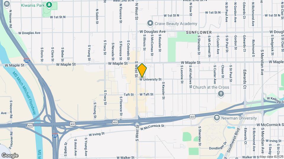 2720 W University St Map and Location Details