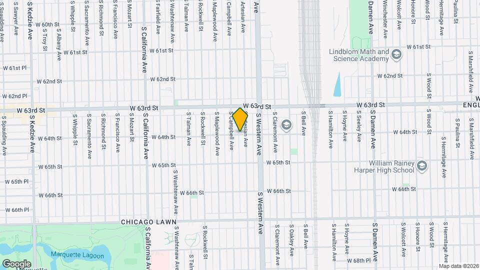2436 W 64th St Map and Location Details
