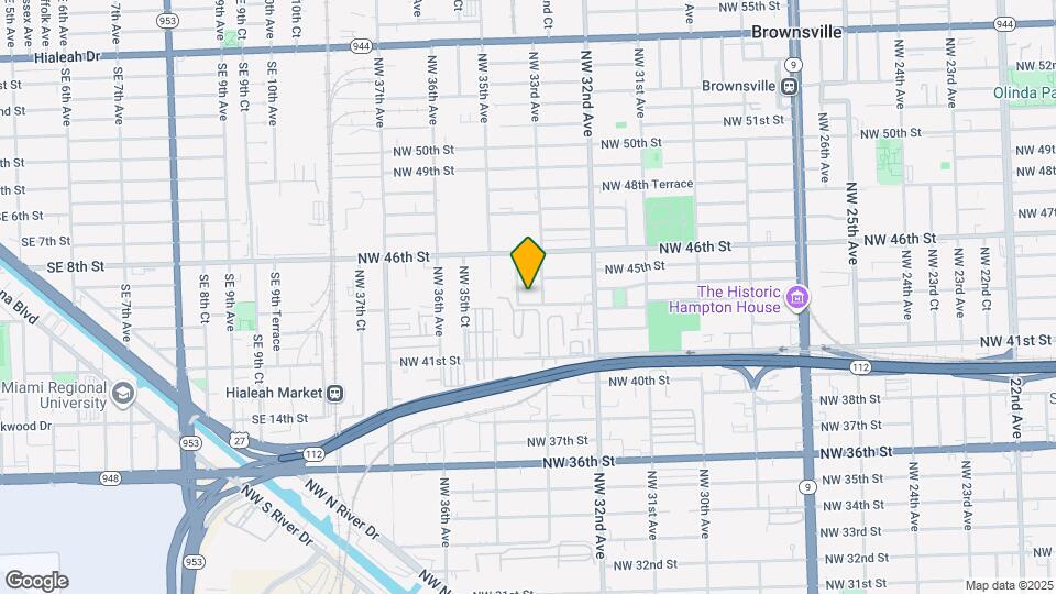 3331 NW 43rd Terrace Map and Location Details