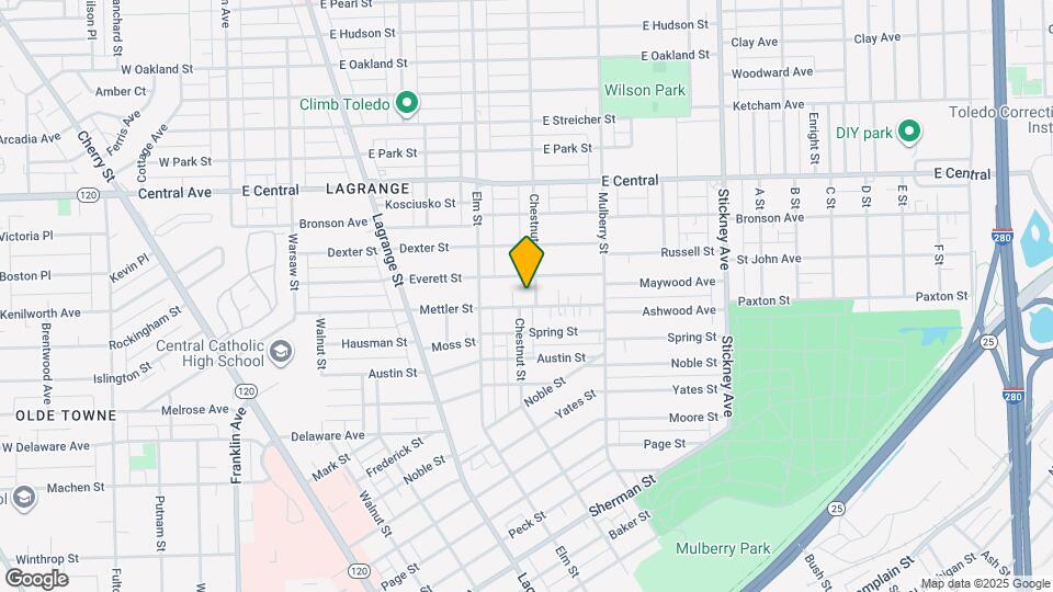 2807 Chestnut St Mapa y Detalles de la Ubicación