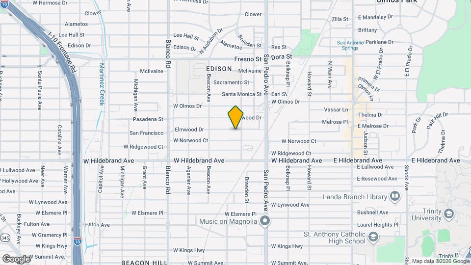 510 Elmwood Drive Mapa y Detalles de la Ubicación