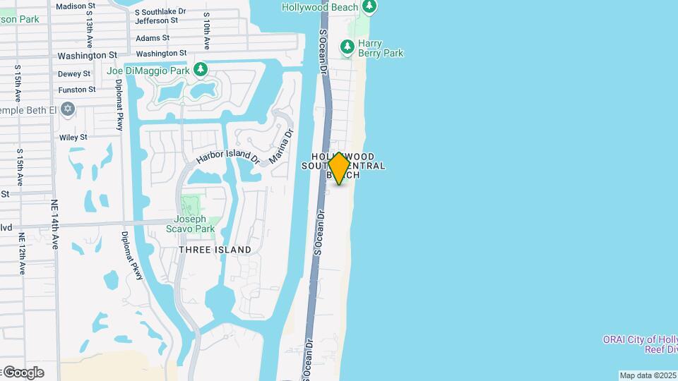 2201 S Ocean Dr Map and Location Details