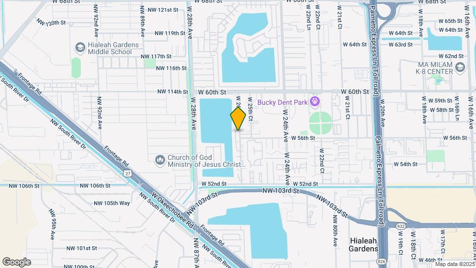 5625 W 26th Ct Map and Location Details