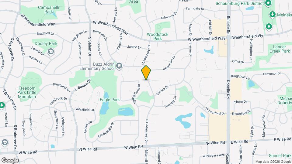 808 S Cedarcrest Dr Map and Location Details