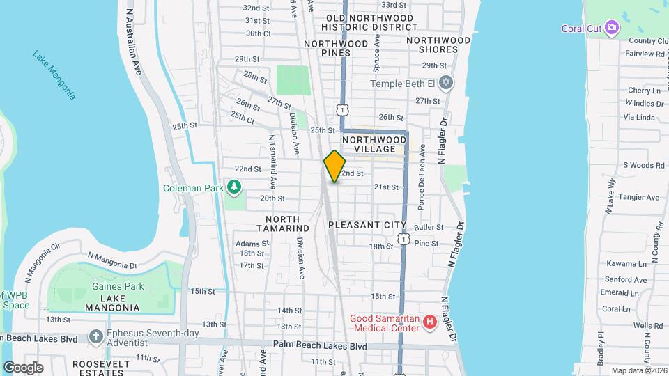 604 21st St Map and Location Details