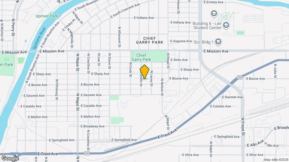 2607 E Boone Ave Map and Location Details