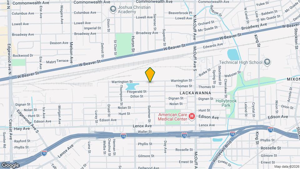 3263 Thomas St Map and Location Details