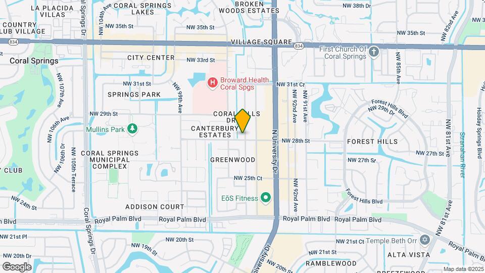 2802 NW 95th Ave Map and Location Details