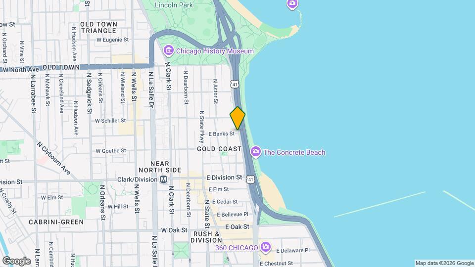 95 E Banks St Map and Location Details