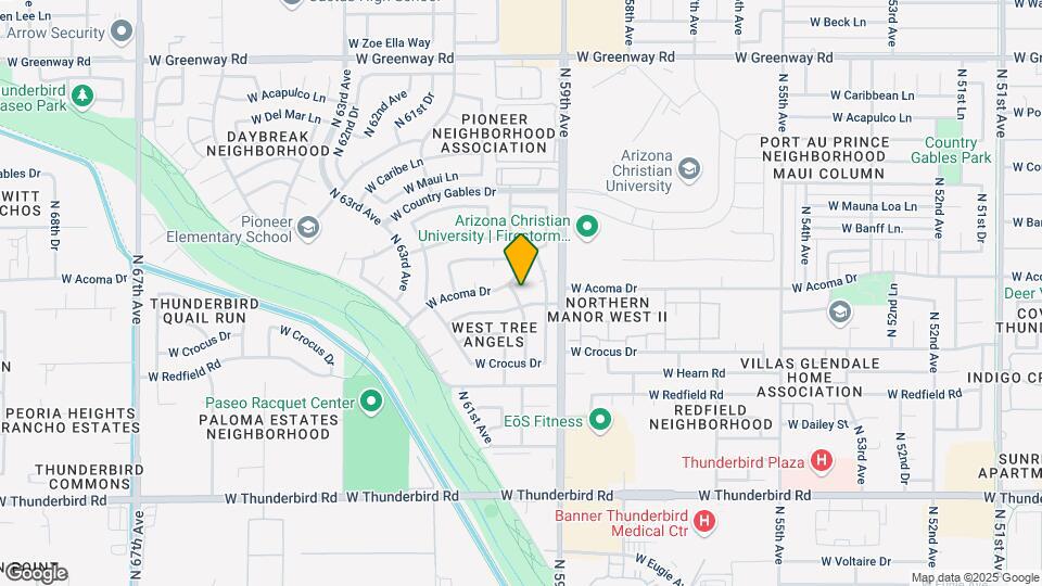 14609 N 60th Ave Map and Location Details