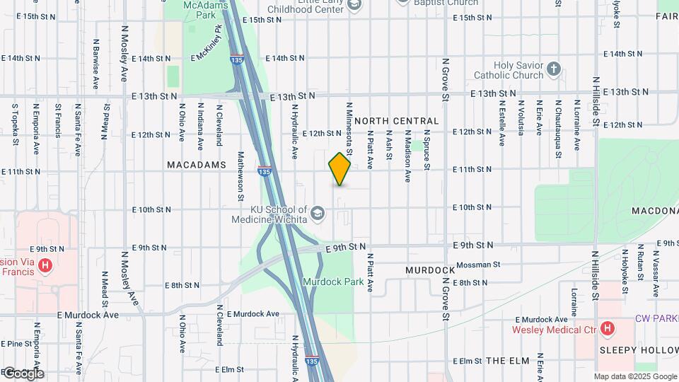 1322 N Minneapolis St Map and Location Details