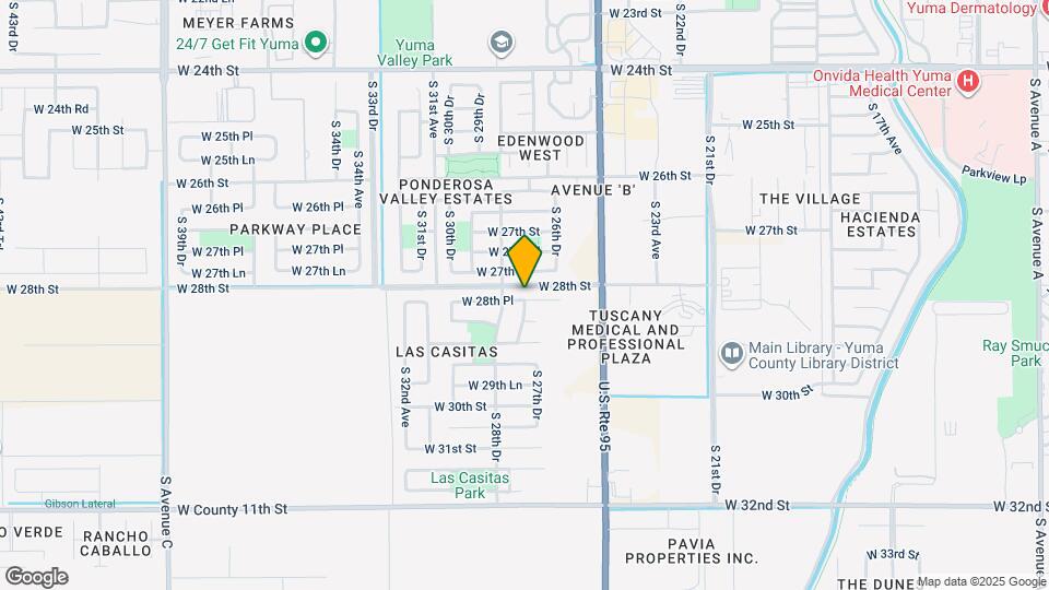 2788 W 28th Pl Map and Location Details
