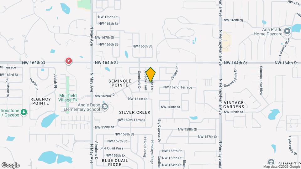 16229 Everglade Ln Map and Location Details