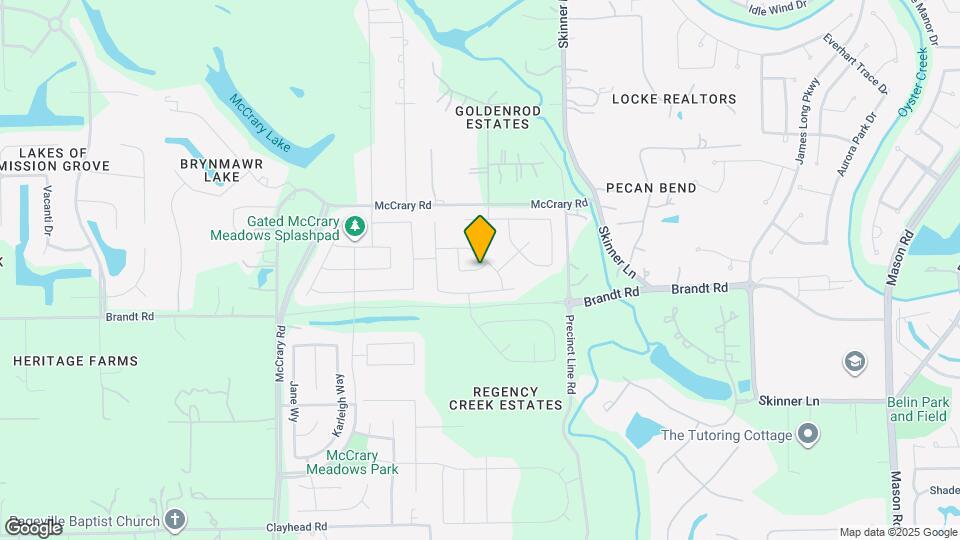 3330 Meadknoll Ln Map and Location Details