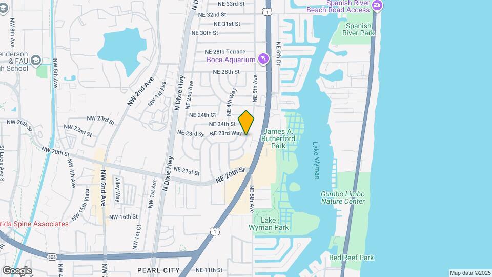 2260 NE 5th Ave Map and Location Details