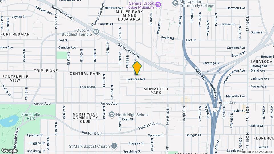 3340 Larimore Rd Map and Location Details