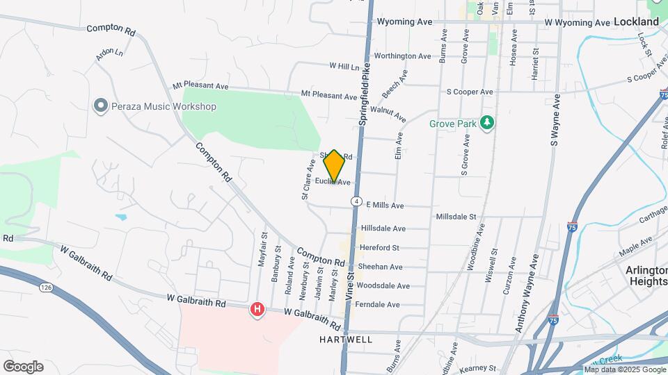 33 Euclid Ave Mapa y Detalles de la Ubicación