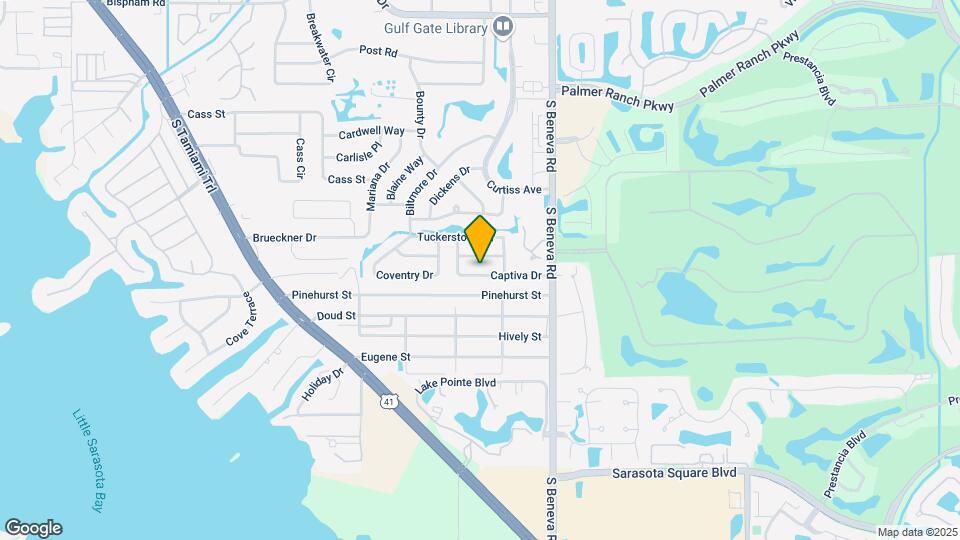 2921 Captiva Dr Map and Location Details