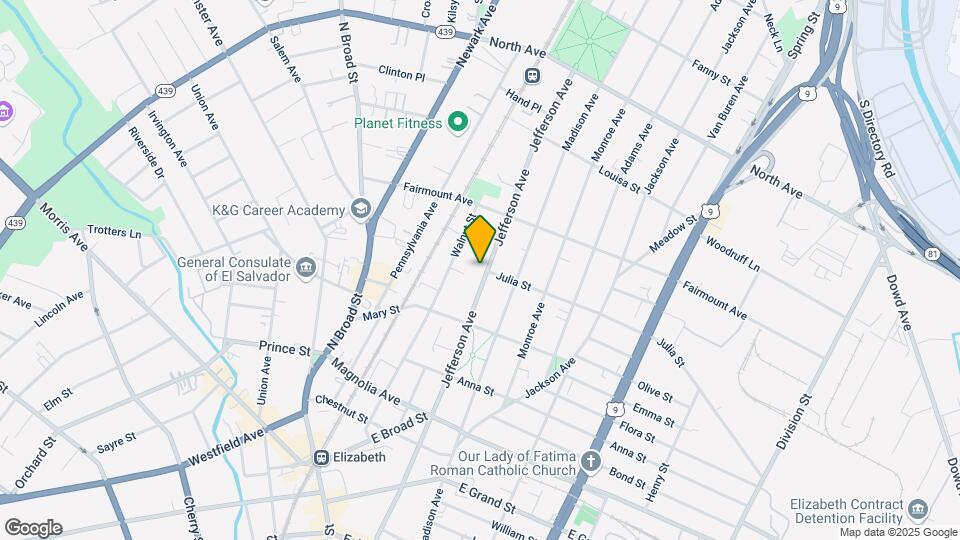 544-546 Jefferson Ave Mapa y Detalles de la Ubicación