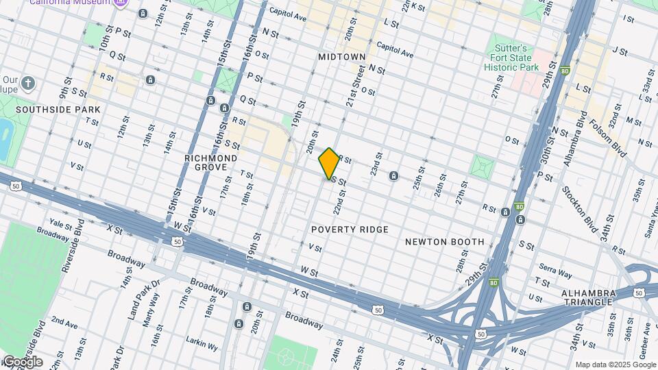 1905 21st Street Map and Location Details