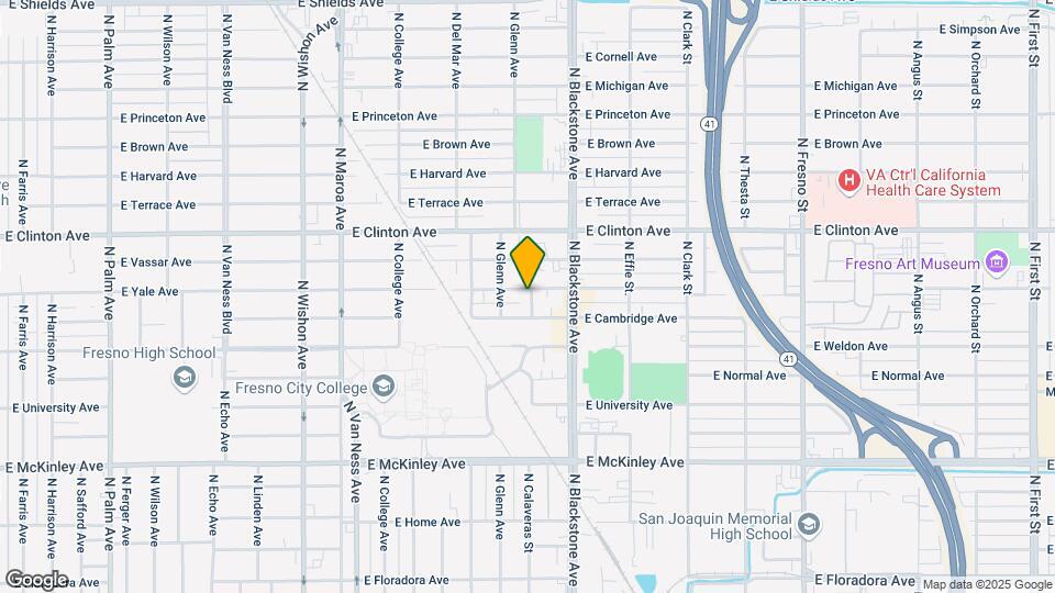1546 E Yale Ave Map and Location Details