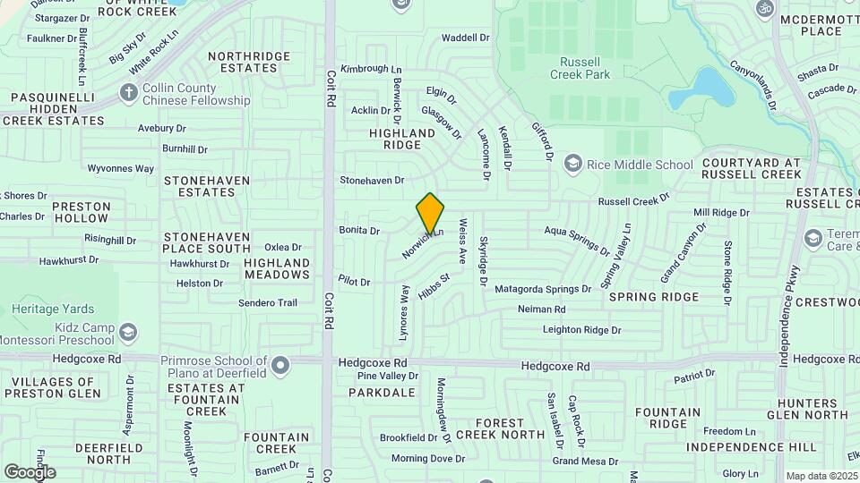 3804 Norwich Ln Map and Location Details