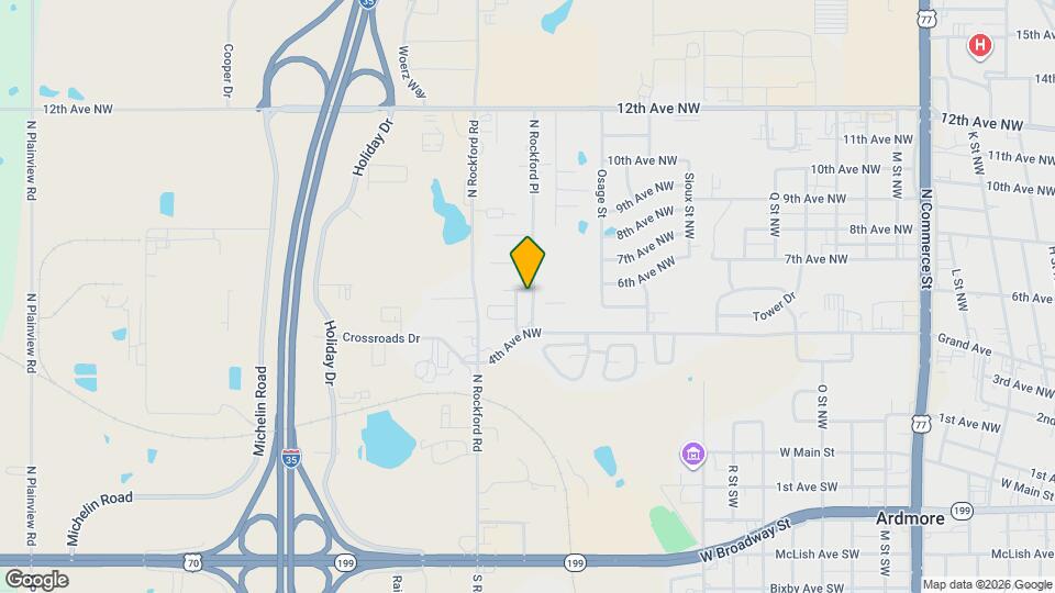 427 N Rockford Pl Map and Location Details