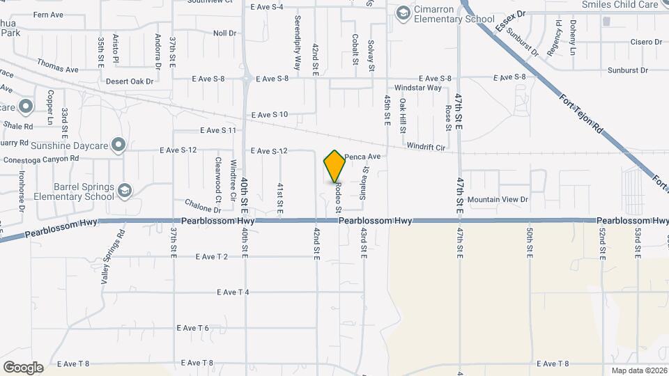 36453 Rodeo St Map and Location Details